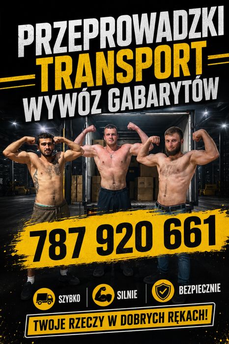 TRANSPORT/ Przewóz Rzeczy/Przeprowadzki/Wywóz