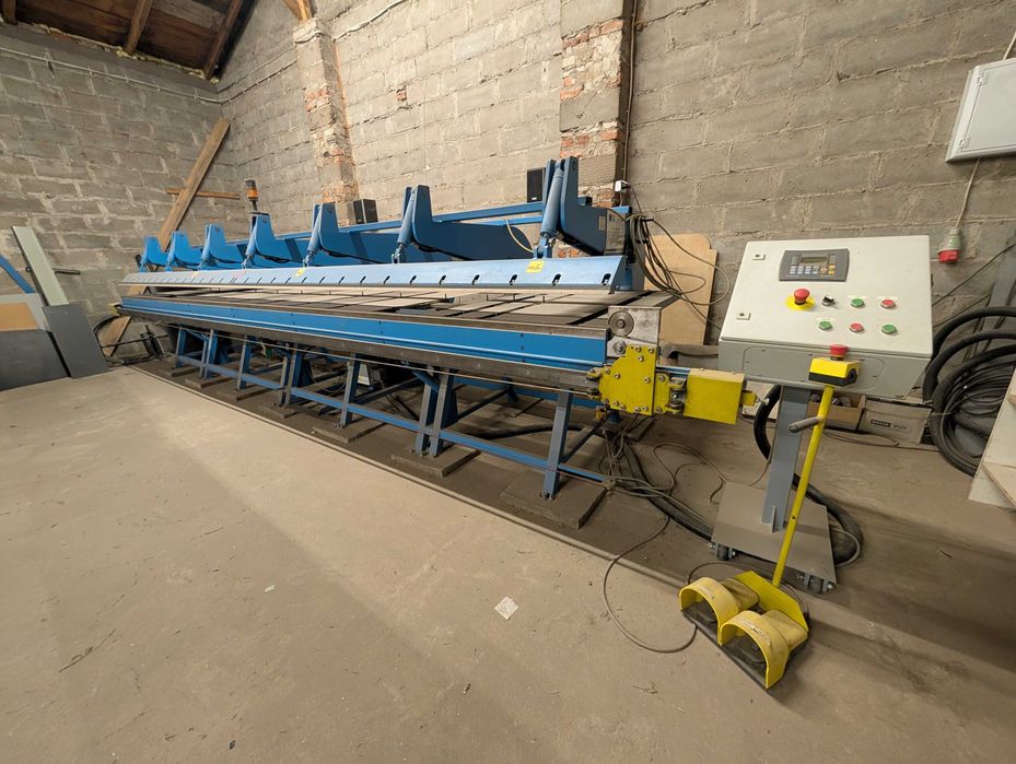 Zaginarka hydrauliczna do obróbek 6m + osprzęt, linia produkcyjna