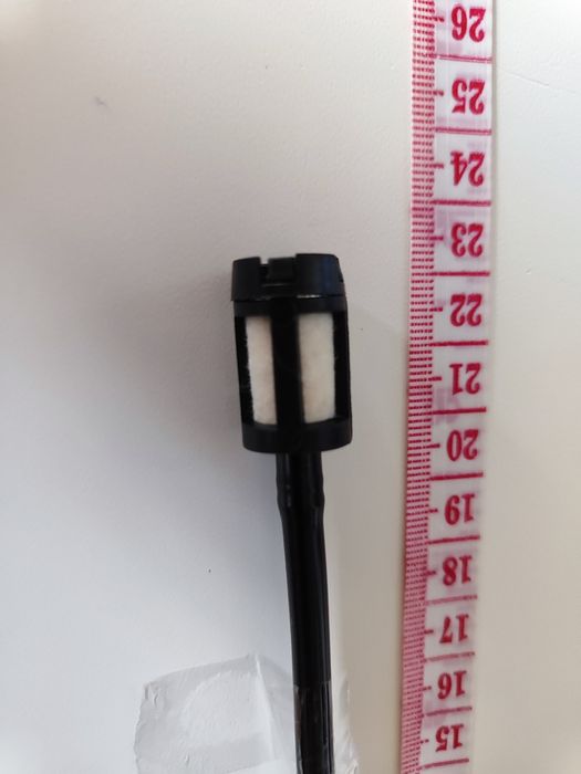 Tubo combustível e filtro