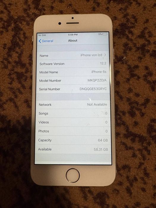 Apple Iphone 6s neverlock