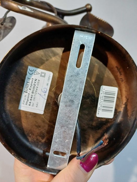 Żyrandol, 2 kinkiety, zestaw