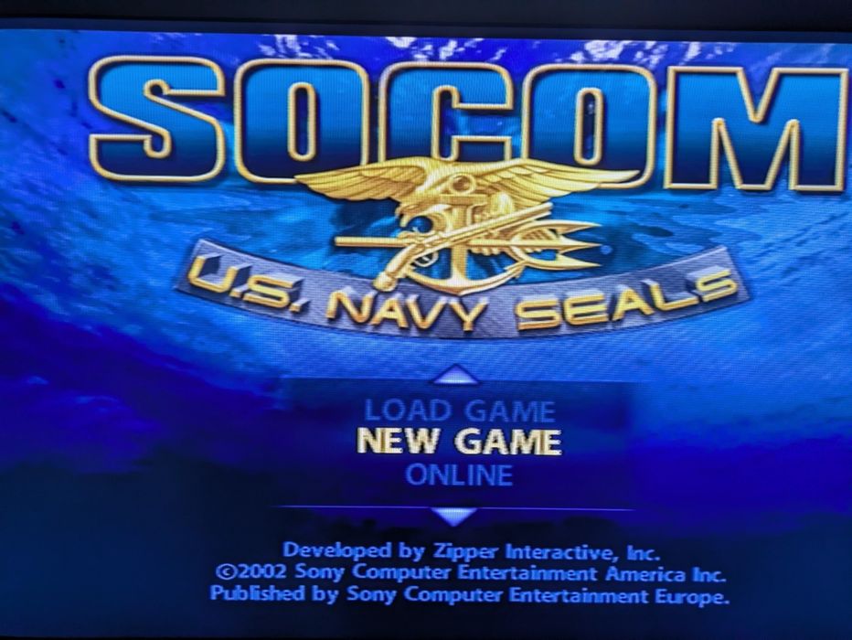 Jogo PS2 ( PlayStation 2 ) " SOCOM - U.S Navy Seals" (Como Novo)