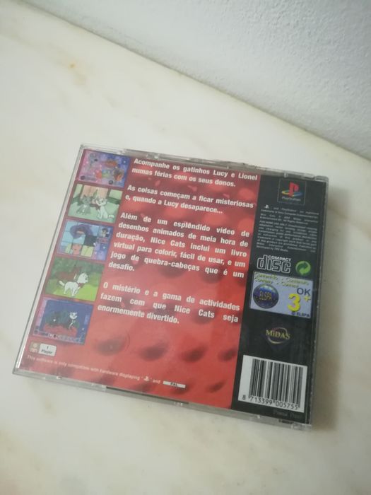 Nice cats ps1 caixa e manual sem o CD do jogo