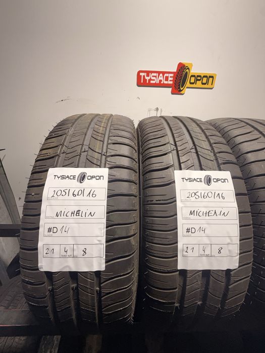 Opony letnie demo 205/60/16 michelin energy saver dot 2021