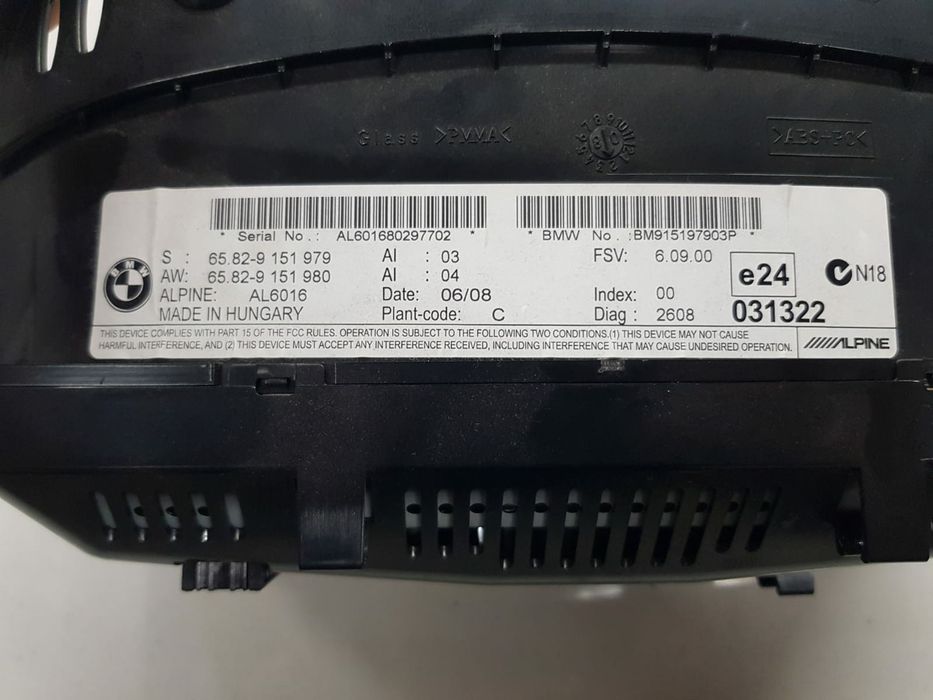 Bmw e90 e91 e92 e93  Wyświetlacz Navigacji Monitor Navi CCC idealny