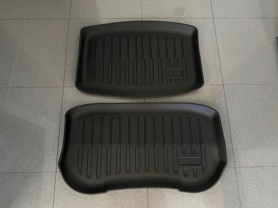 Conjunto 8 Tapetes Borracha TPE All Weather Tesla Model 3 Highland Nov