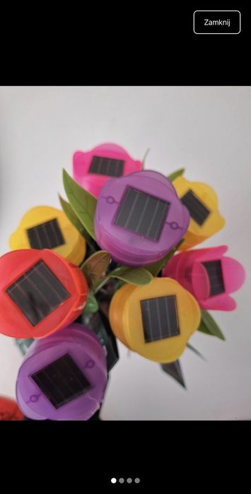 Lampki solarne led