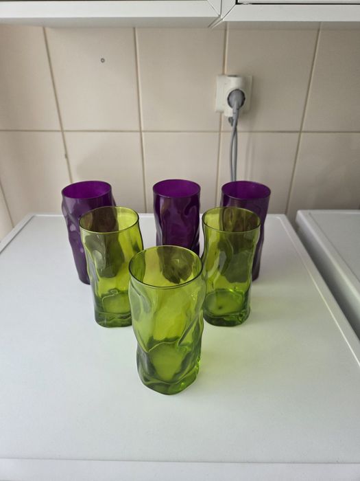 Pack de 6 copos de cores