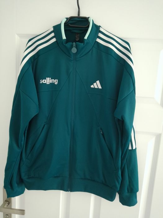 Adidas Track Jacket Full Zip bluza dresowa sportowa codzienna treningowa gym siłownia blockcore