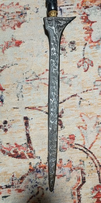 Stary rzadki sztylet indonezyjski kris, keris, nie szabla.