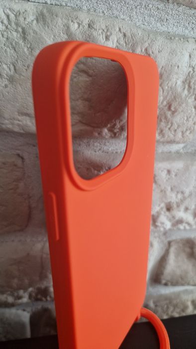 Strap Silicone Case do Iphone 14 Pro Max  pomarańczowy