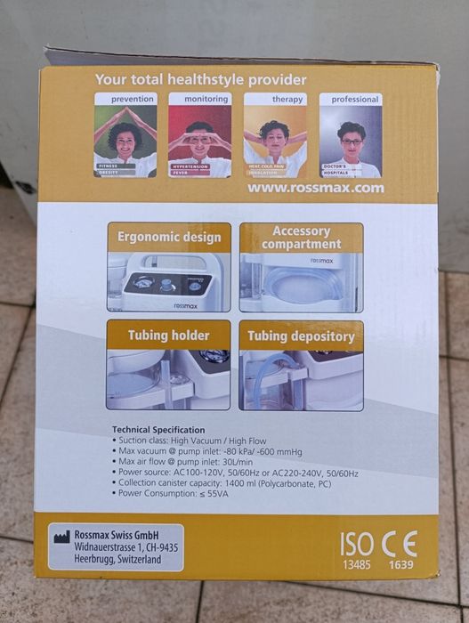 Aspirador de secreções portátil