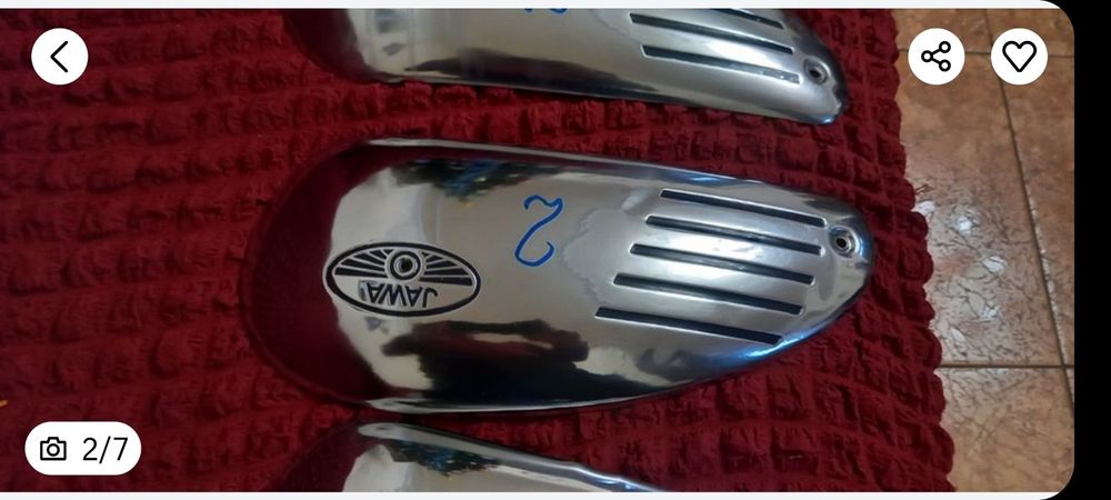 Накладки на бак. Ява 250-360