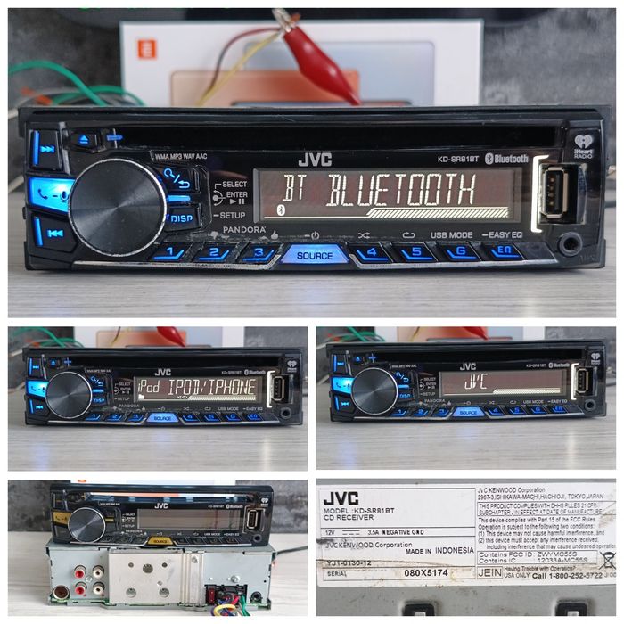 JVC/Bluetooth audio  серії kd-x,r,s ,xr.