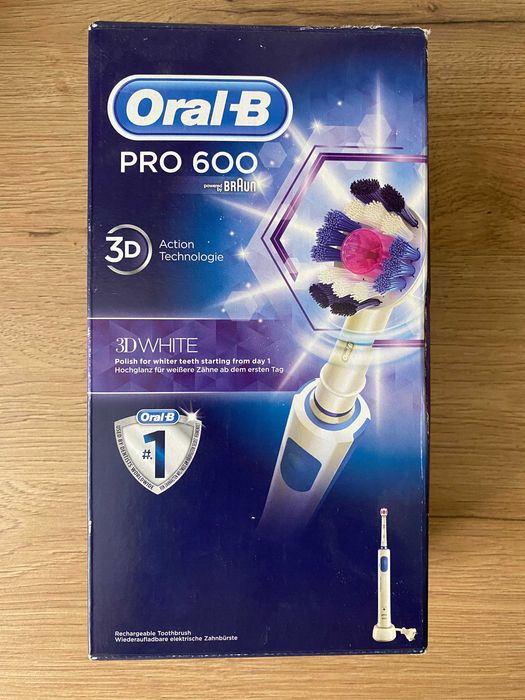 Nowa szczoteczka elektryczna Oral-B Pro 600 3D White