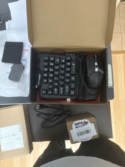 Kit teclado e rato para telemovel/tablet