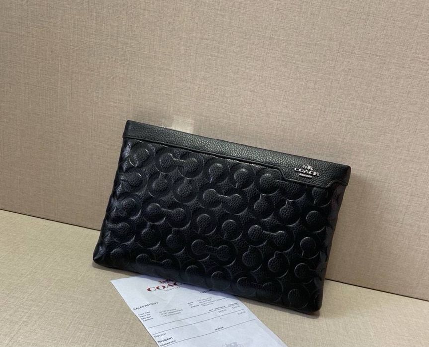 Купить мужской подарочный набор coach  ремень и сумка коач барсетка