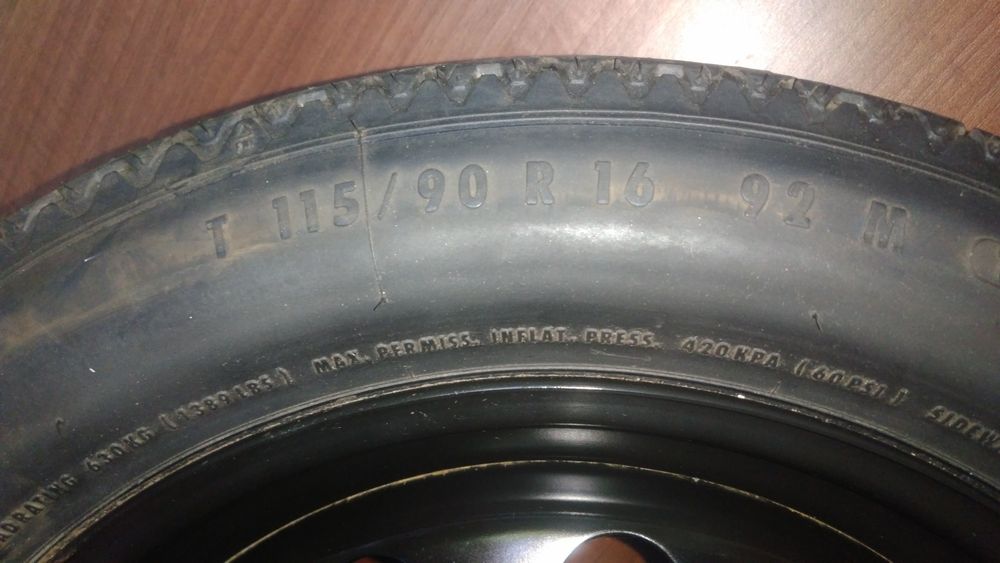 BMW koło dojazdowe 16"