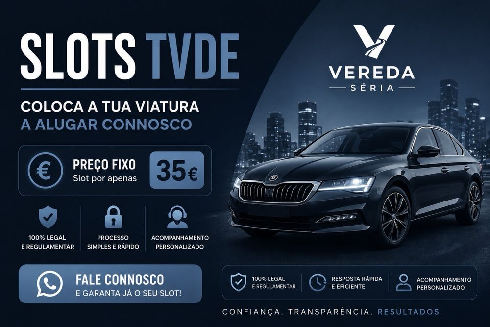 Slot TVDE- Uber & Bolt