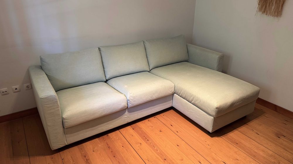 IKEA VIMLE sofá 3 lugares com chaise longue