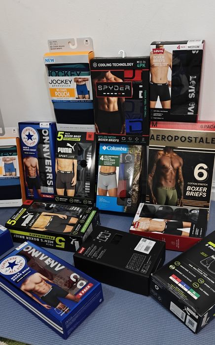 Труси боксери чоловічі Puma,Columbia, New Balance та  інші