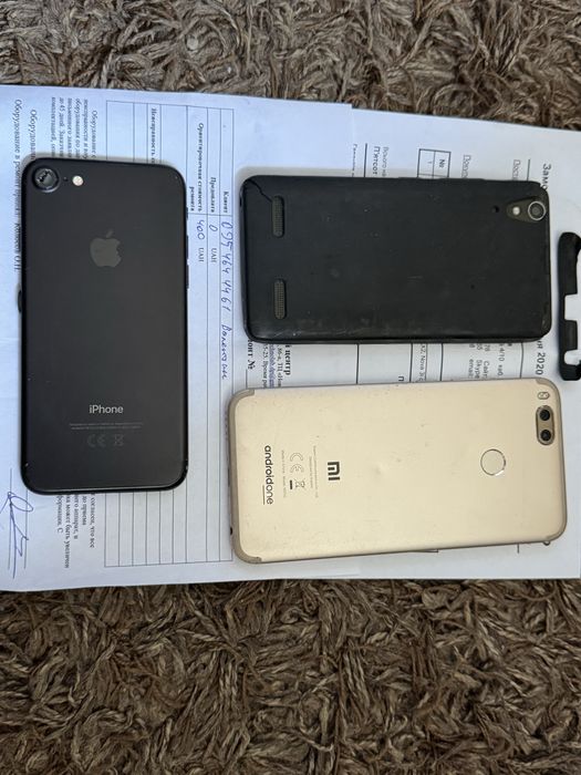 телефоны iPhone 7, lenovo, huawei