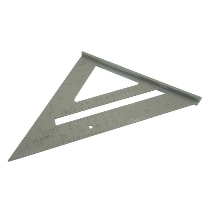 Duży kątownik stolarski ciesielski aluminiowy przymiar budowlany 175mm