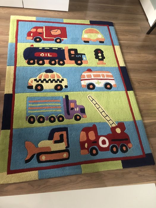 Dywan samochody pokój chłopca 195x138 cm