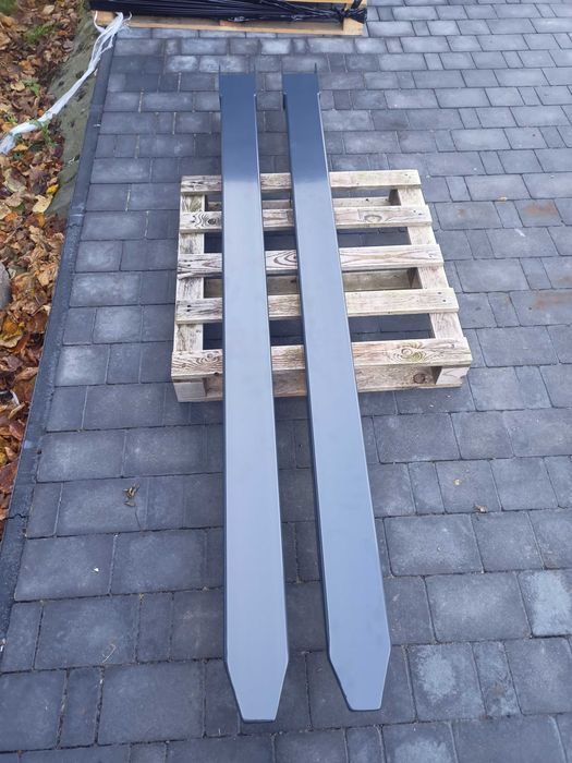 Wzmacniane Przedłużki do wideł na widły 120x40 2 metry stal s355