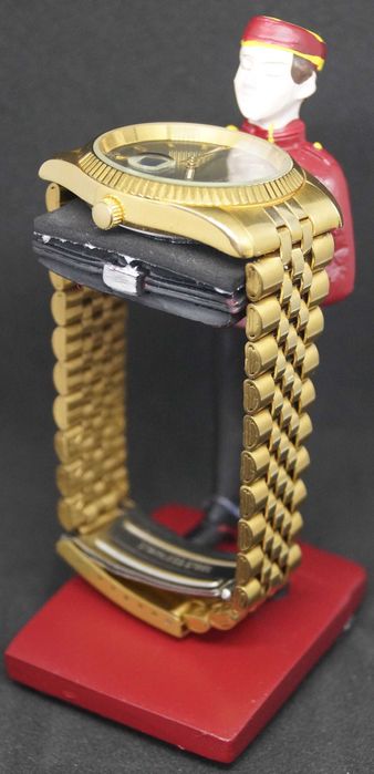 SEKONDA 3100H BKT Gold-Tone Dial Black Zegarek unisex Miyota Japan