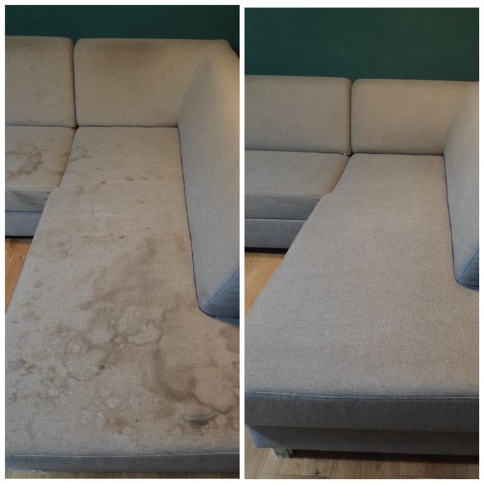 Pranie czyszczenie tapicerki meblowej narożnika kanapy cały powiat