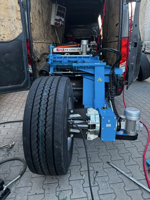 Mobilna wulkanizacja 24/7 dojazd A4 S3 A18 DK12 cieżarowe osobowe TIR