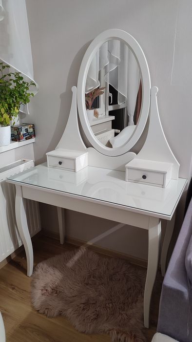 Toaletka biała Ikea Hemnes