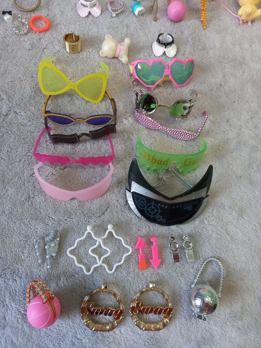 Одяг для лол OMG шуба аксесуари,  взуття,  кисті для лол великих ОМГ