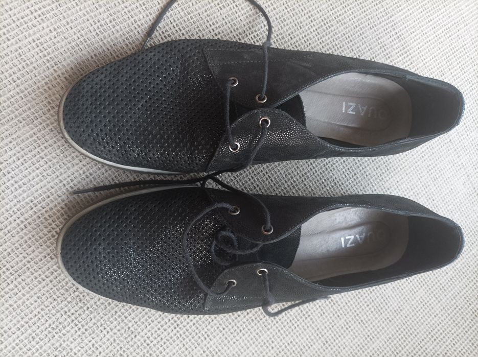 Buty czarne sznurowane 40 quazi