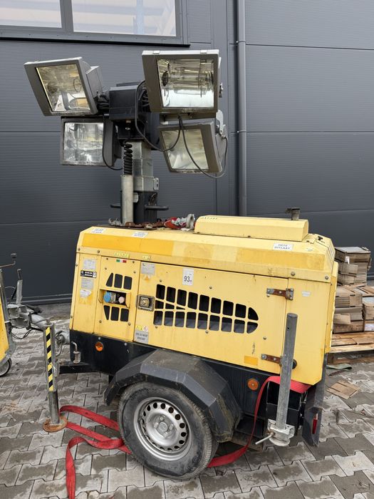 Maszt oswietleniowy 8m z aregat pradotworczym i bankiem energ8 mobilny