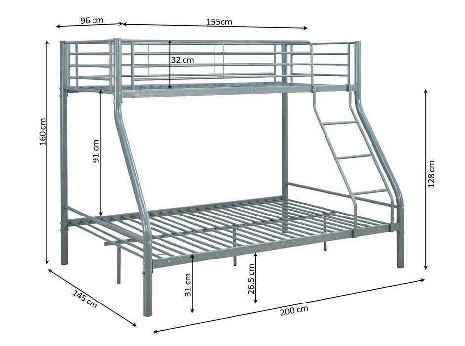 Beliche Negra Casal – Mais Espaço e Conforto para a Sua Família | Envio GRÁTIS