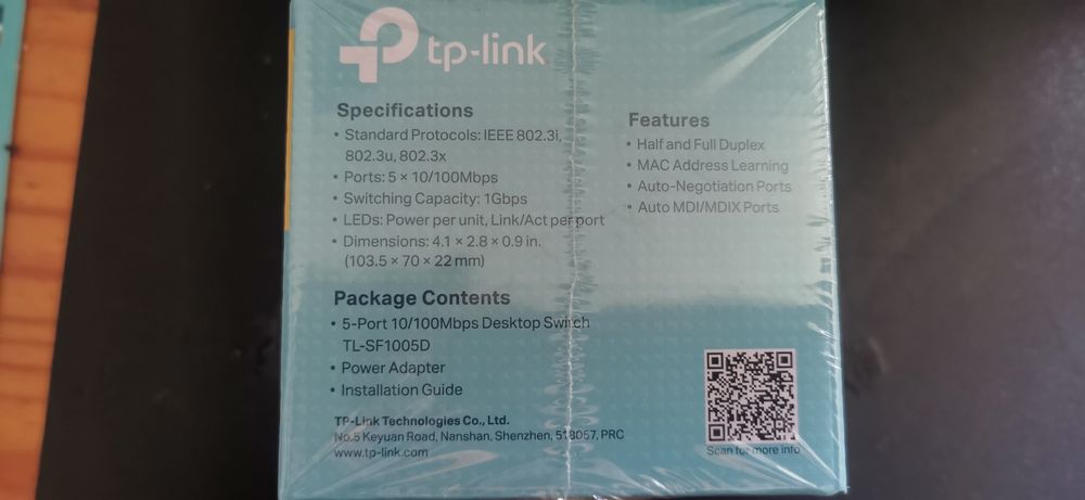 Switch TL-SF1005D TP-Link