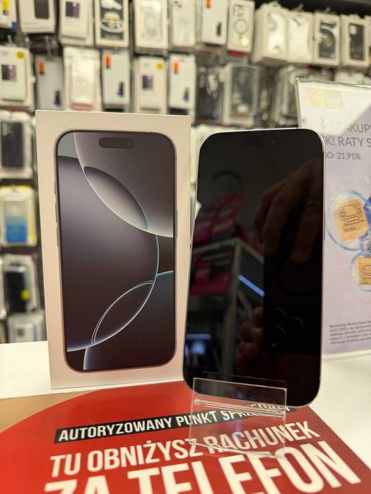 iPhone 16 Pro 256GB | Gwarancja | Sklep | Stan idealny