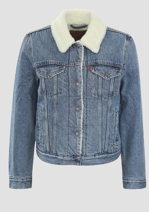 Джинсовий піджак на хутрі  Levis оригінал