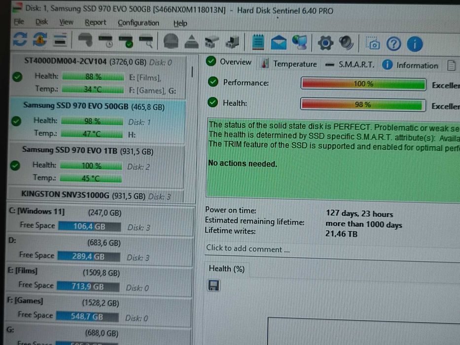 Накопичувач  SSD M2 500Gb і 1tb Samsung EVO 970  i WD 512Gb