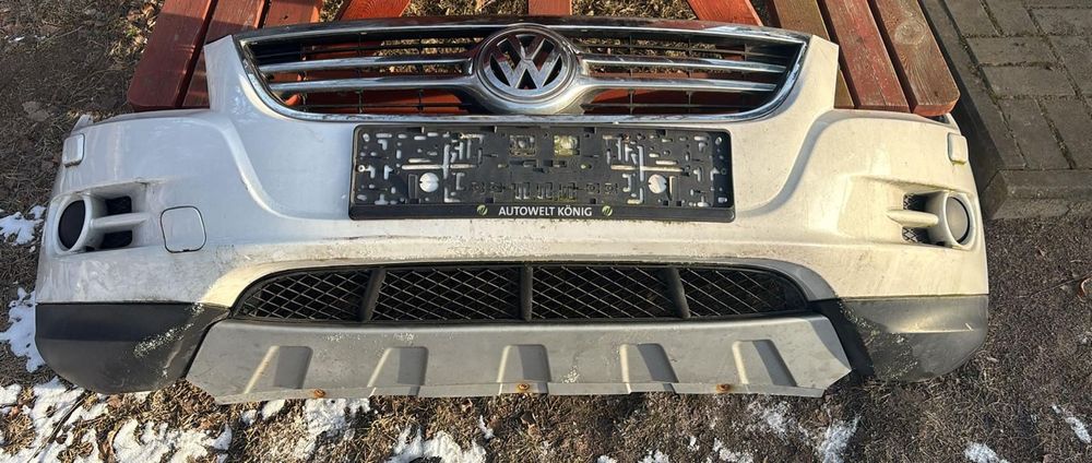 ZDERZAK PRZÓD PRZEDNI KPL SPRYSKI VW TIGUAN I