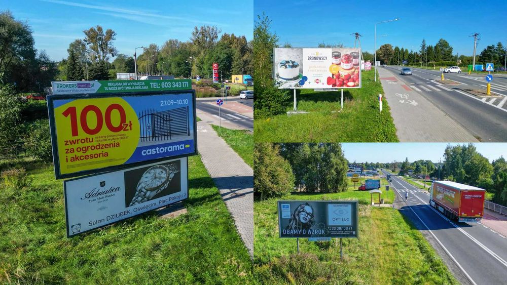Billboardy do wynajęcia – Małopolska Zachodnia | BrokersMedia.pl