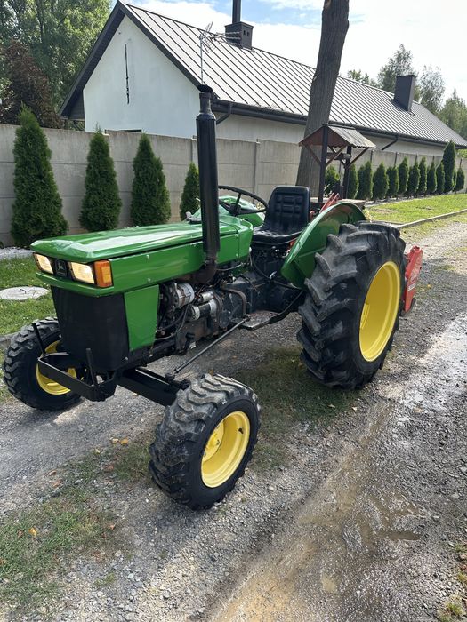 John deere 650 20km z glebogryzarka kuhn el43