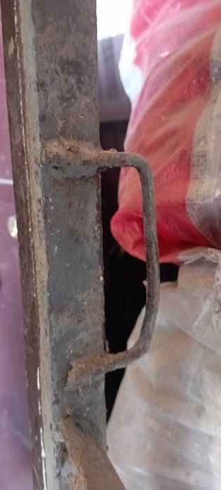 Porta em ferro com vidro