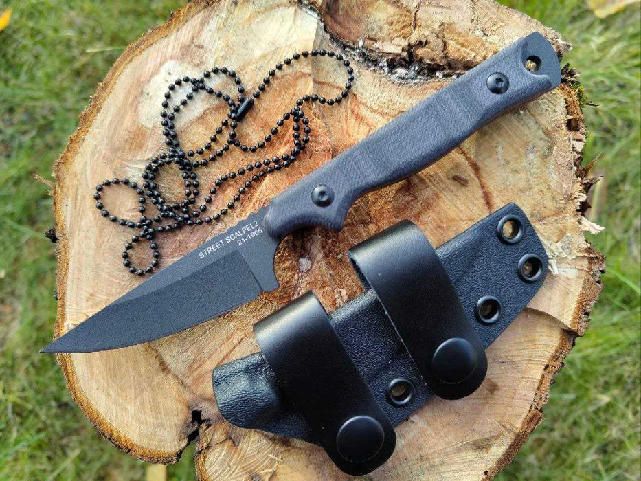 Брелок компактний EDC фіксед фултанг TOOPS Street Scalpel 2.0