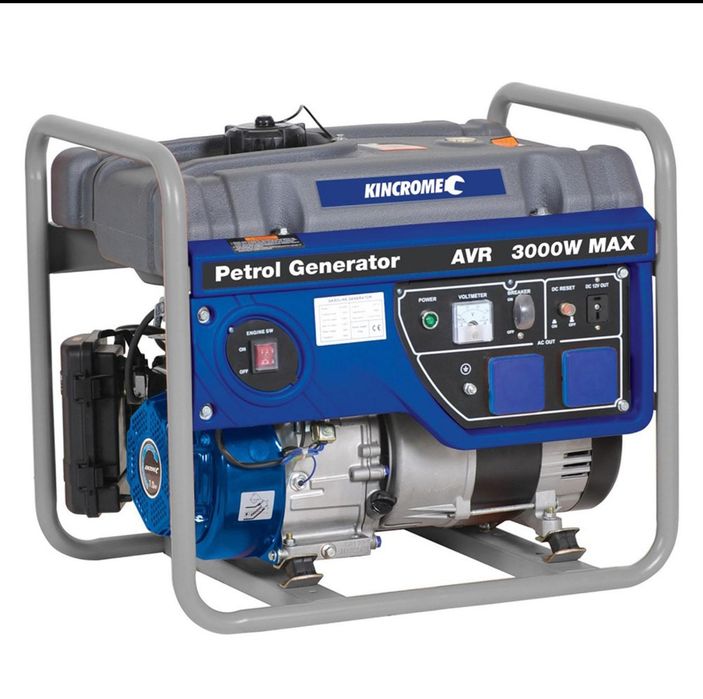 Aluguer de Gerador a Gasolina 3000–3500 W Monofásico AVR