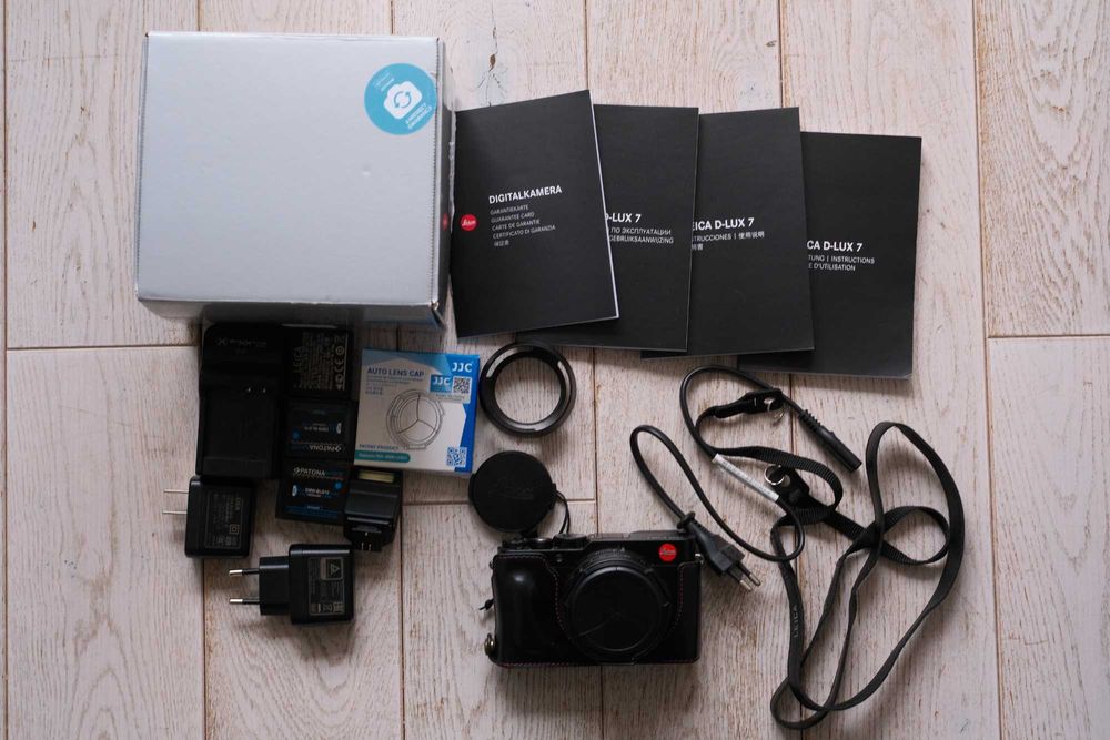 Leica D-Lux 7 komplet akcesoriów - stan bardzo dobry
