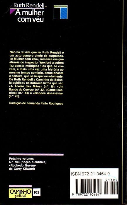 Livro - A Mulher com Véu - Ruth Rendell