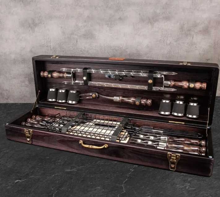 набір шампурів у кейсі шампура набор шампуров в кейсе